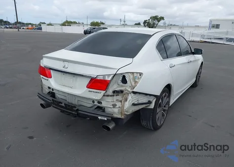 2013 Honda Accord Sport из США, поврежденный, VIN 1HGCR2F52DA281687